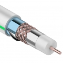 ~ RG-6U+CU 64*(75 Ом) 100 м, белый (тройной экран) 