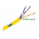 UTP 4PR 24AWG CAT5e  OptimLAN желтая оболочка (305 м)