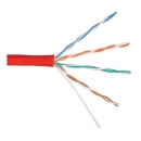 UTP 4PR 24AWG CAT5e OptimLAN красная оболочка (305 м)