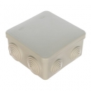 Коробка распаячная квадратная ОП 100х100х50, с гермо вводами IP54 (60 шт.) (4320-1186)
