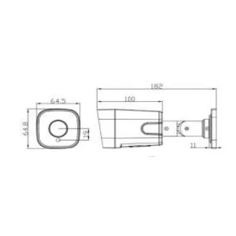 Цилиндрическая IP видеокамера 4 Мп AMATEK AC-IS402AX