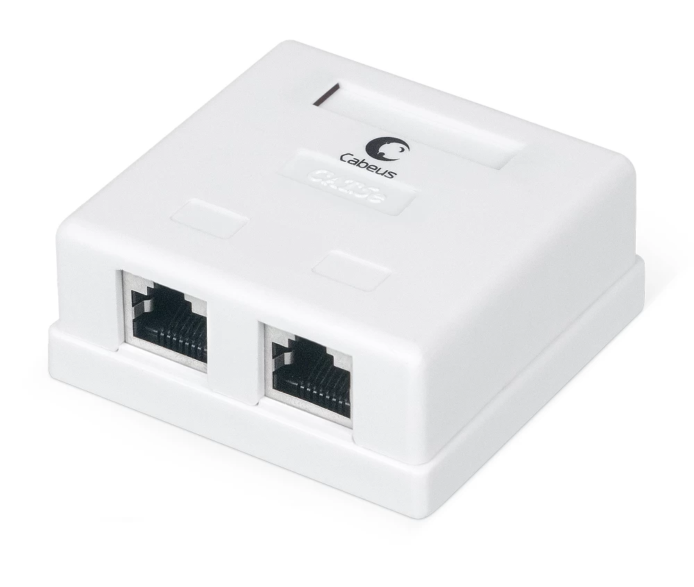 Розетка компьютерная RJ-45(8P8C) Cabeus WS-8P8C-Cat.5e-SH-2 (7486c)