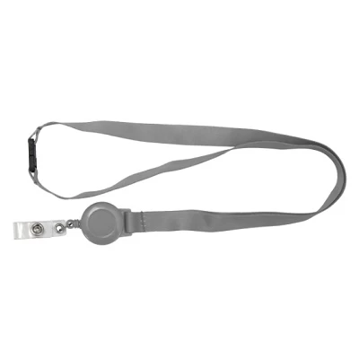 Ремешок с пряжкой и ретрактором серый Smartec ST-AC203LR-GR