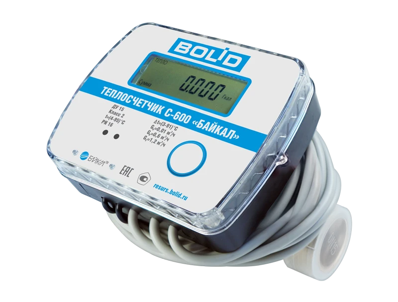 Теплосчетчик Болид С600-Байкал(BOLID)-15-06-Р