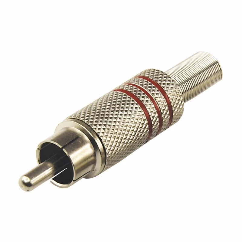 REXANT, Штекер RCA металл, по винт (упак. черные50шт/красные50шт) (14-0410) Арт. 5002486.