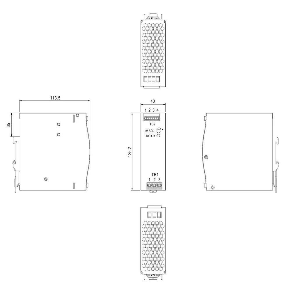 Источник бесперебойного питания, On-line AMATEK AP-DU48/2DIN