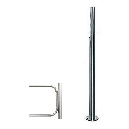 Стойка с отверстием под стопорный механизм поворотной секции PERCo-BH02 2-14