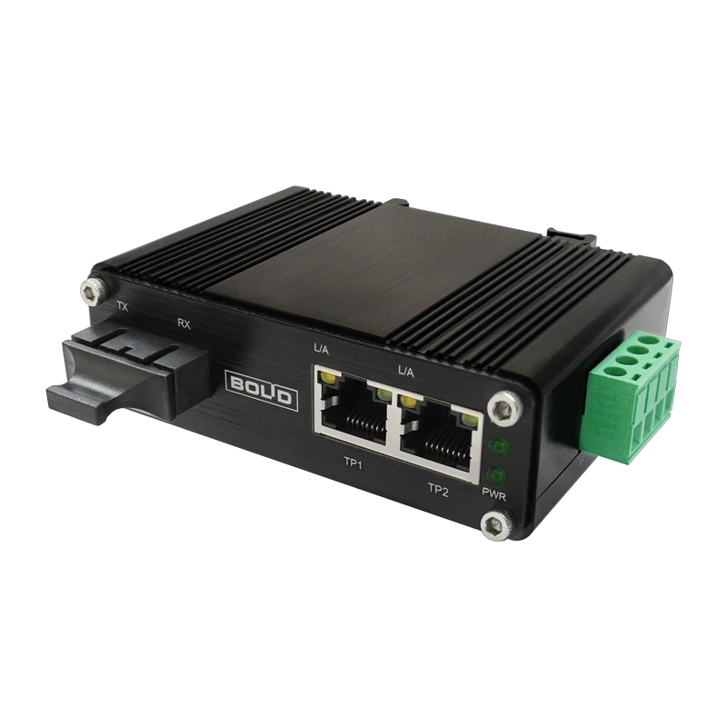 Преобразователь Ethernet 10/100 Мбит/с в оптику Болид Ethernet-FX-SM40SA