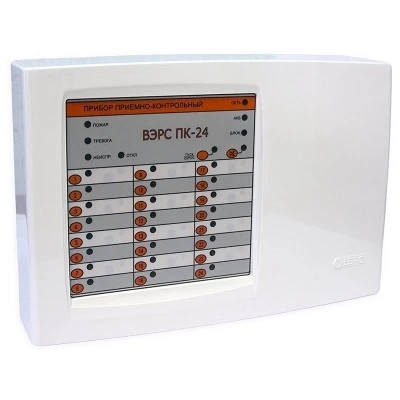 Прибор приемно-контрольный ВЭРС-ПК 24ПТ версия 3.2