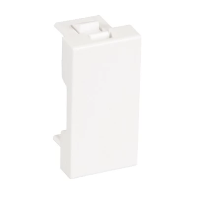 Вставка-заглушка типа Mosaic 22,5x45мм, NETLAN EC-IMH-0-WT-10