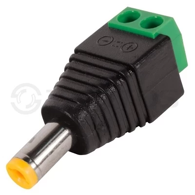 TANTOS, РАЗЪЕМ TS DC штекер питания с клеммной колодкой, под винт, LUX.