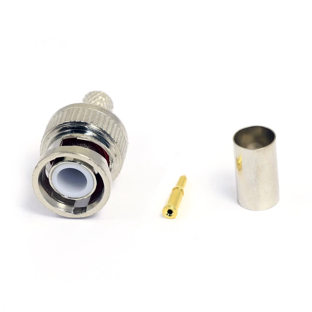 Разъем BNC штекер обжимной, прямой AMATEK AVC-BNC-MCR59