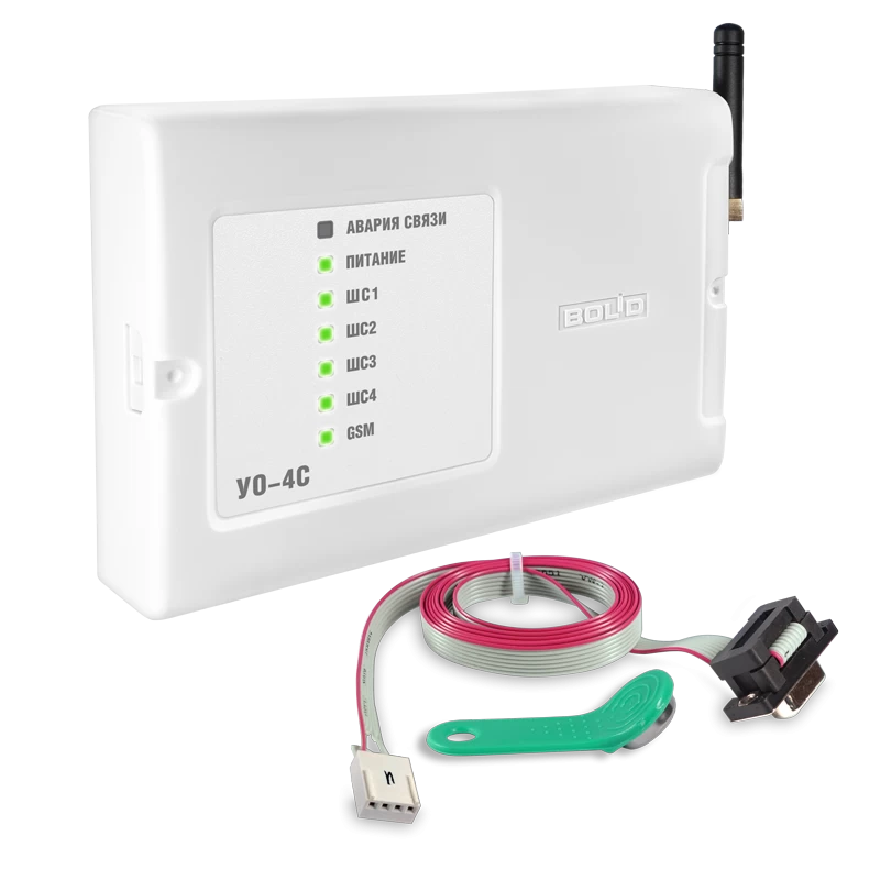 Устройство оконечное объектовое приемно-контрольное c GSM коммуникатором Болид УО-4С исп.02