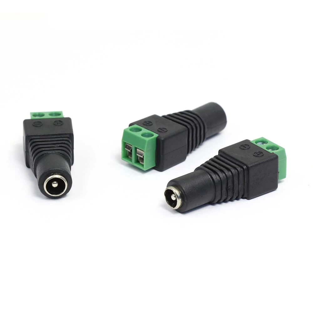 Разъем питания гнездо 2,1х5,5 с клеммной колодкой под винт AMATEK AVC-DC-FT