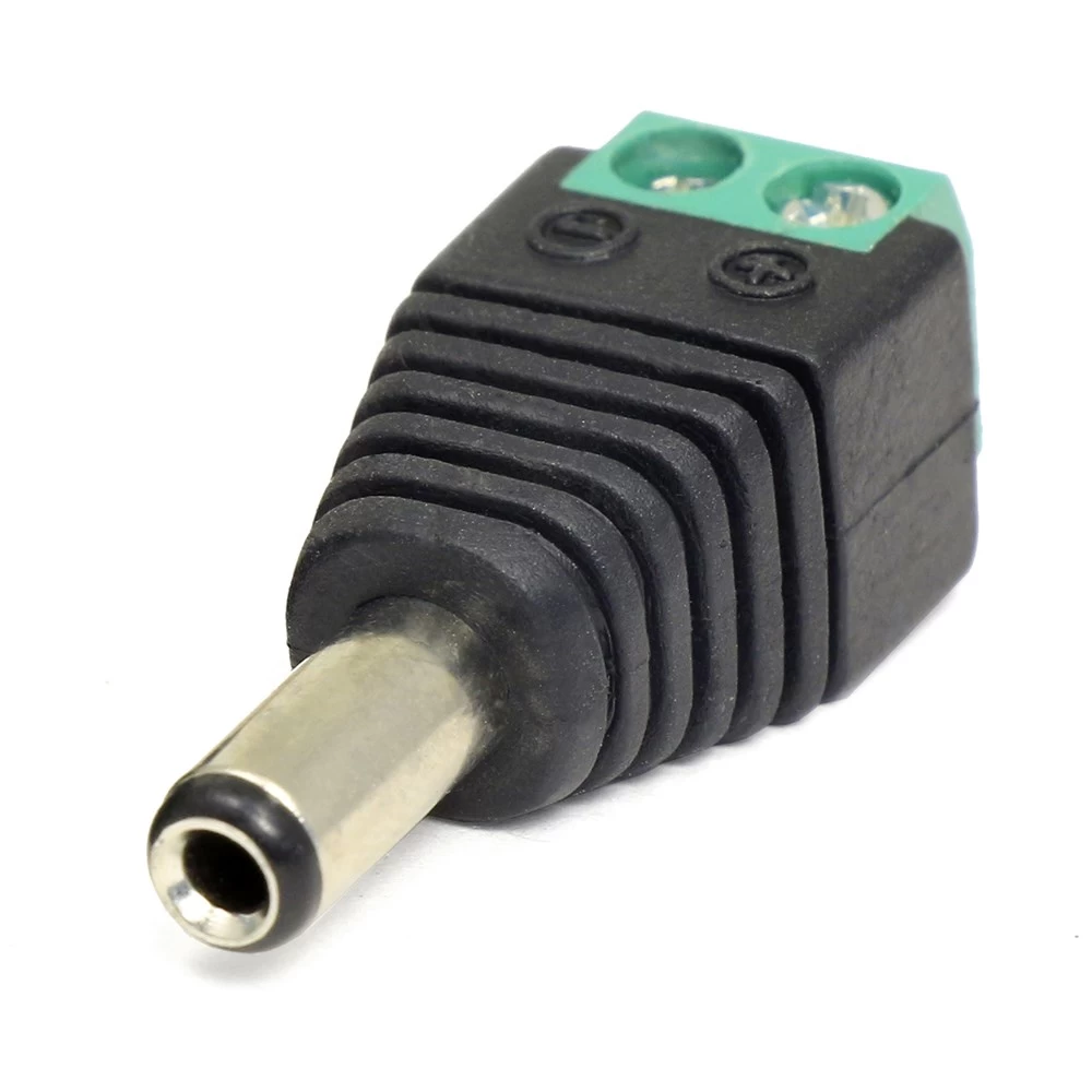 Разъем питания штекер 2,5х5,5 с клеммной колодкой под винт AMATEK AVC-DC-MT2