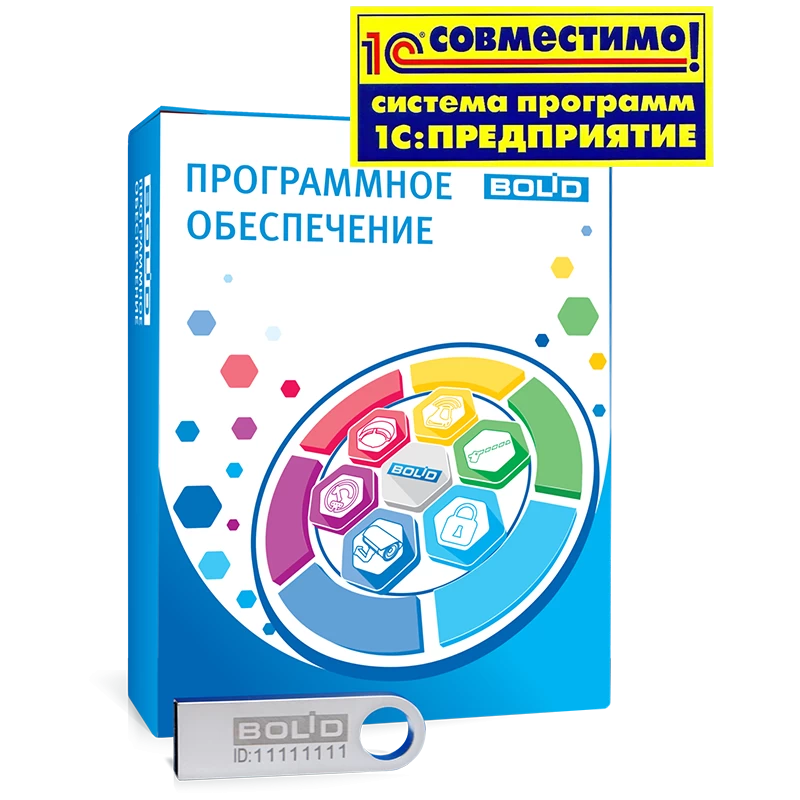 Лицензия на 32 дополнительных контроллера доступа Болид УРВ для 1С исп.32