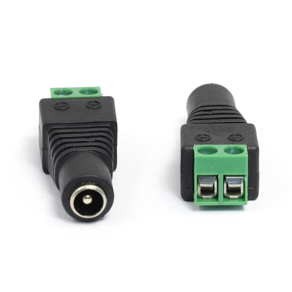 Разъем питания гнездо 2,1х5,5 с клеммной колодкой под винт AMATEK AVC-DC-FT