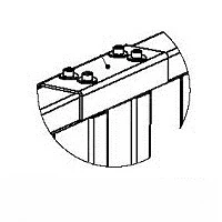 Накладка верхняя PERCo-RF01 0-05