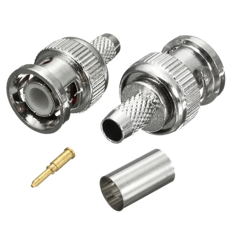 Разъем BNC штекер обжимной, прямой AMATEK AVC-BNC-MCR59