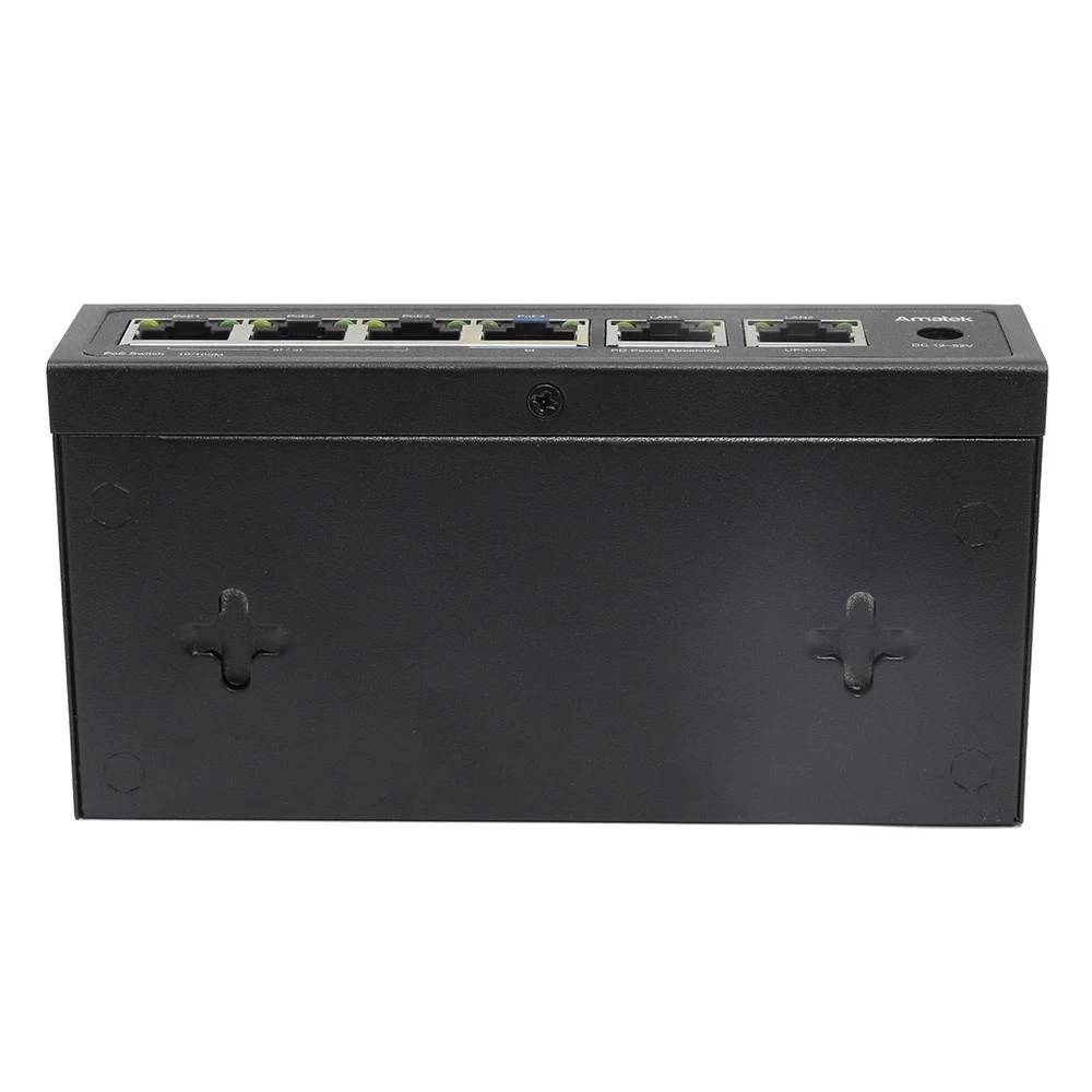 6 портовый неуправляемый коммутатор с PoE AMATEK AN-PE42