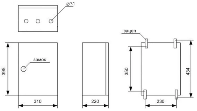 Шкаф электротехнический TFortis CrossBox-1