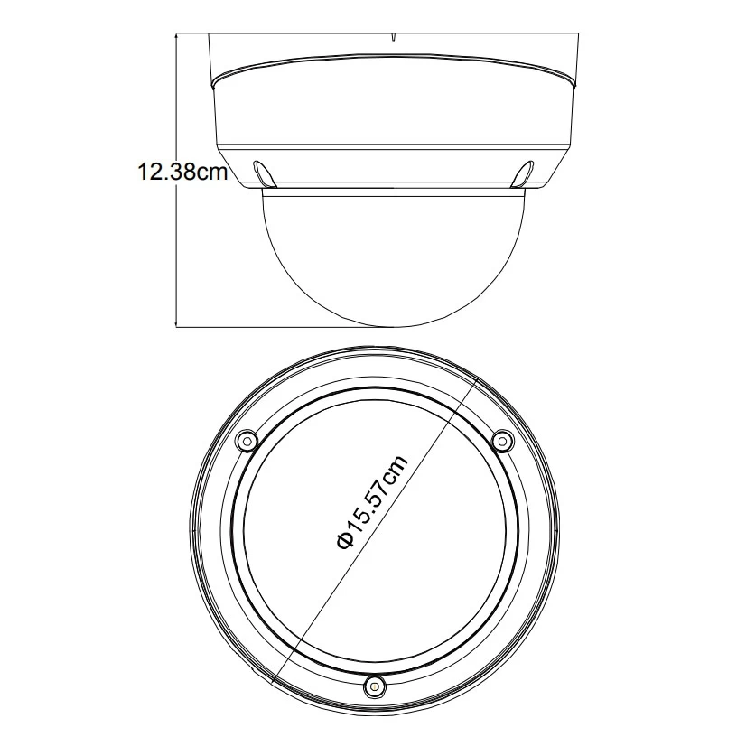 Купольная IP видеокамера 5 Мп AVTech, AVM5447P (2.8 - 12.0 мото)