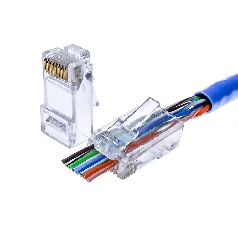 Разъем RJ-45 штекер, сквозной, 8p8c AMATEK AVC-RJ45-MPT