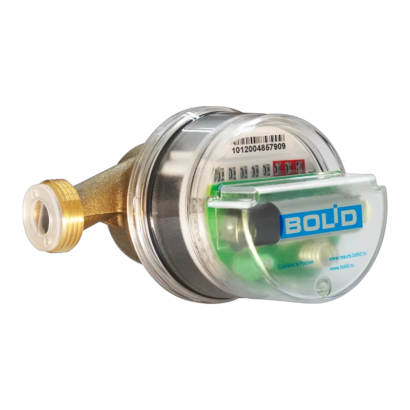 Универсальный счётчик воды с встроенным радиомодулем Болид СВК15-3-8-1-Б3