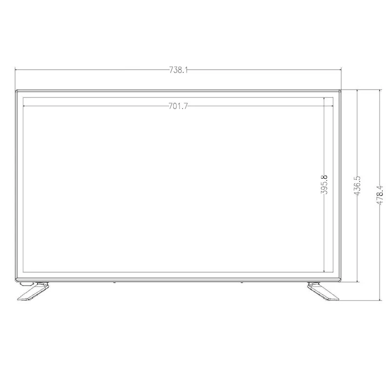 Монитор 32" AMATEK APV-M32PF-HD