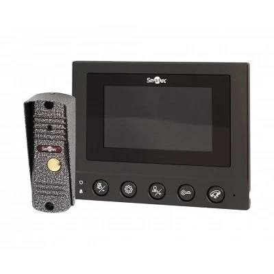 Комплект видеодомофона Smartec ST-MS604S-BK