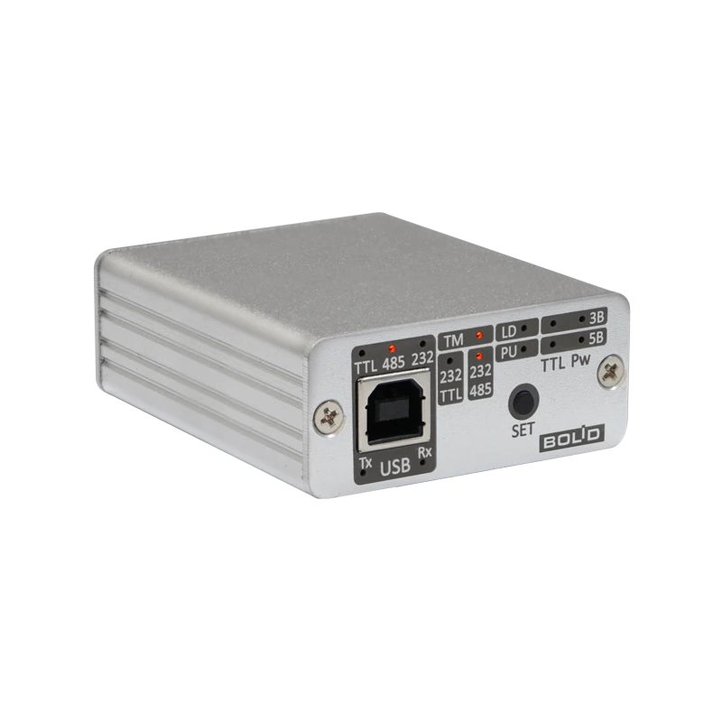 Универсальный преобразователь интерфейсов USB – RS-485 Болид USB-RS