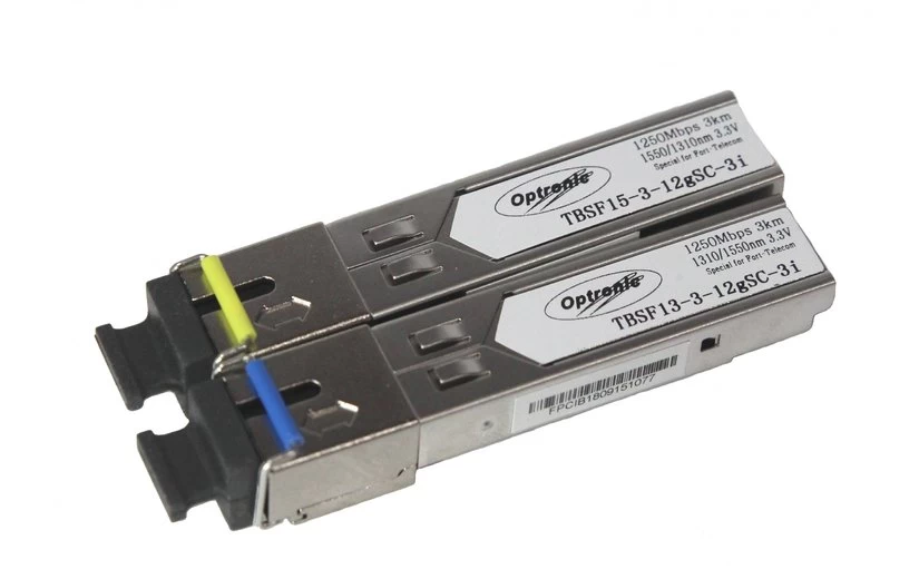Оптический модуль SFP TFortis SFP (TBSF-13-3-12gSC-3i 1310+TBSF-15-3-12gSC-3i 1550)