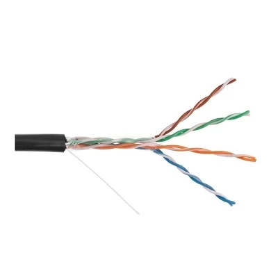 Кабель "витая пара" NETLAN CCA-UU004-5E-PE-BK