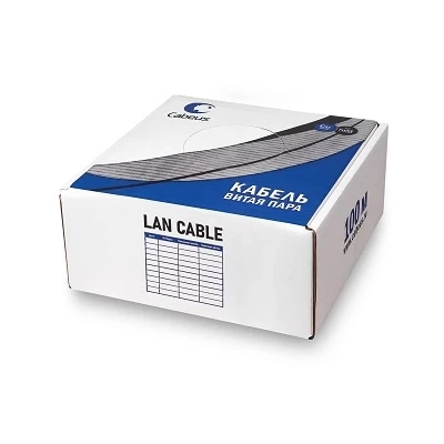 Кабель "витая пара" Cabeus FTP-4P-Cat.5e-SOLID-LSLTx-GY-100 (11791c-5)