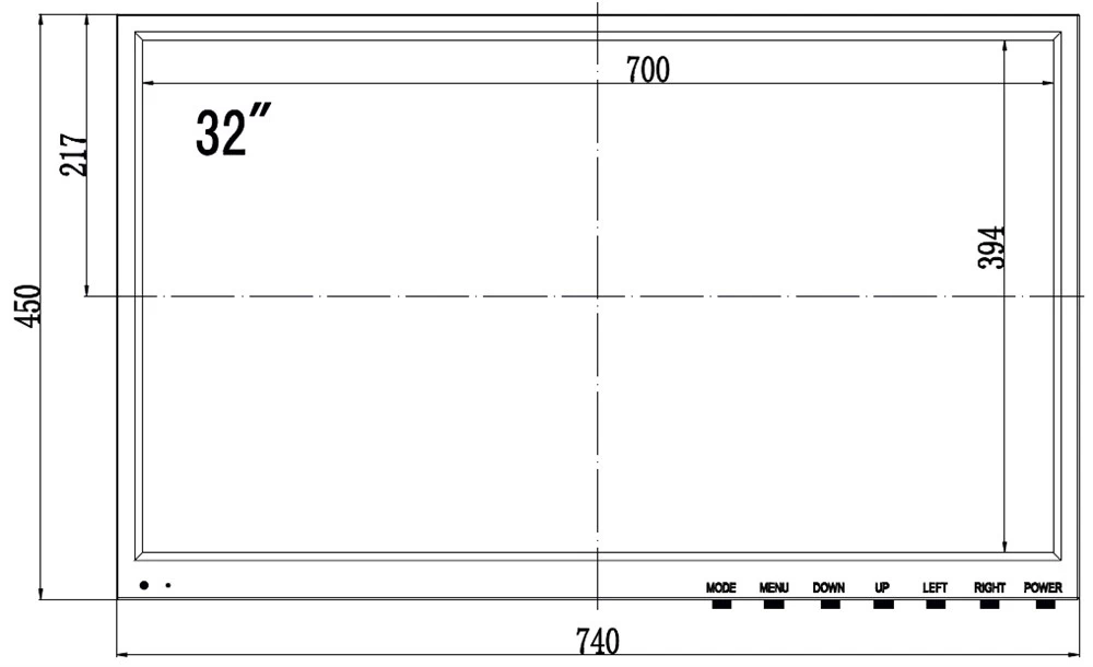Монитор 32" AMATEK APV-M32PF