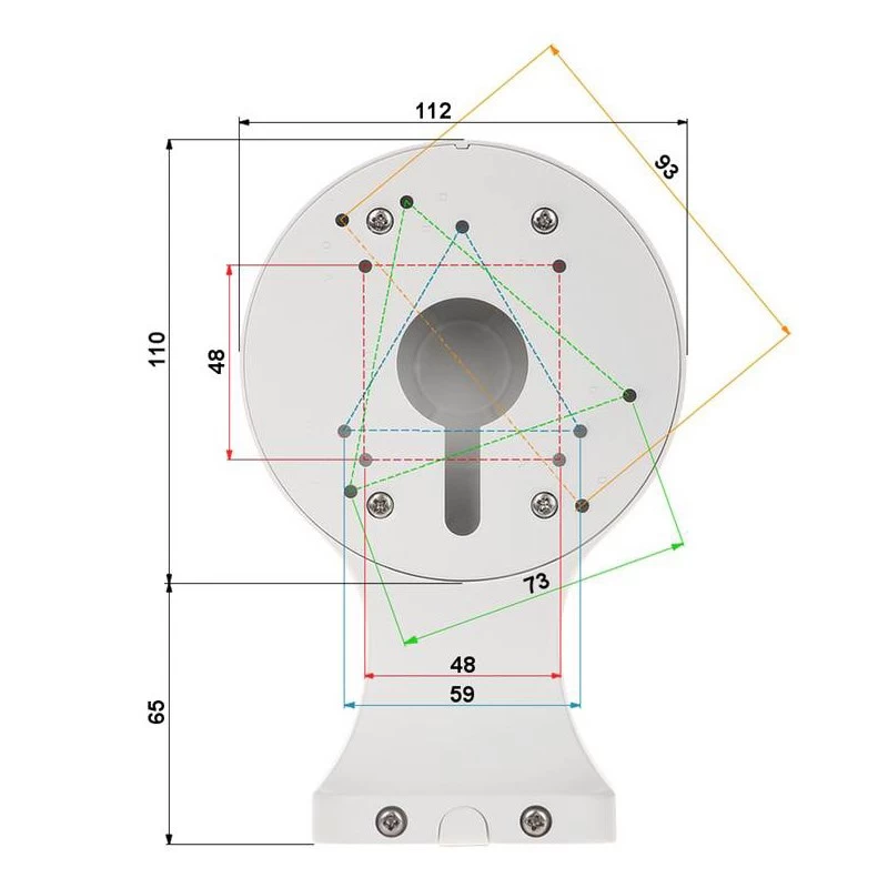 Кронштейн настенный AMATEK AV-BWD 1F