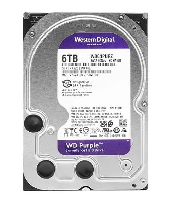 Жесткий диск Western Digital Purple WD64PURZ