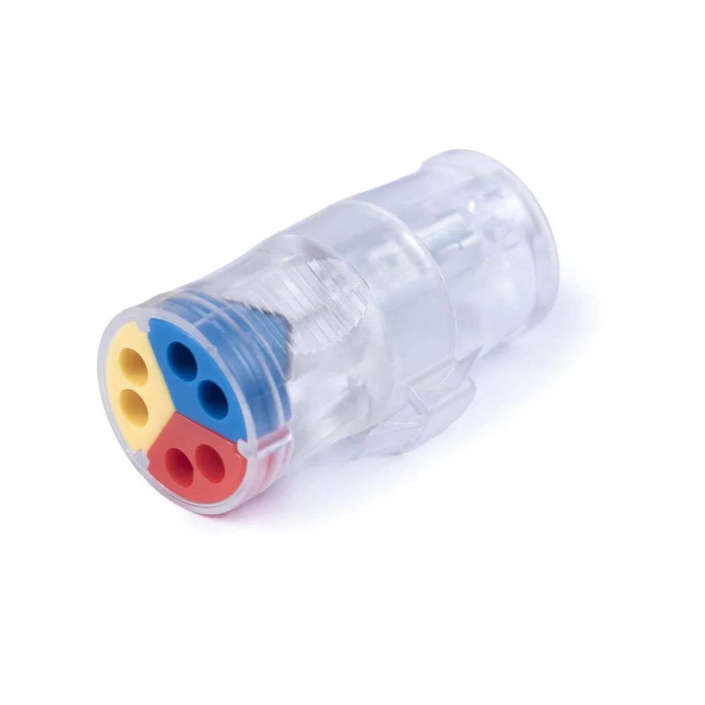 Клемма 3-х проводная, 0,5-2,5 (1шт) Cabeus MX-736 (11442c)