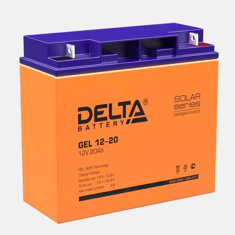 Аккумуляторная батарея Delta GEL 12-20