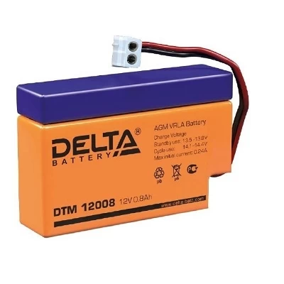 Аккумуляторная батарея Delta DTM 12008 (T9)