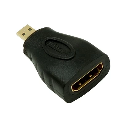 Переходник MicroHDMI-HDMI, v2 NETLAN EC-HD20CB-AD-BK-10
