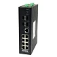 12 портовый управляемый коммутатор с PoE AMATEK AN-SXGM12P8S