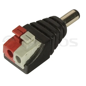 РАЗЪЕМ TS DC штекер питания с клеммной колодкой, самозажим