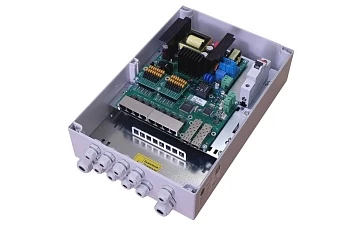 10 портовый уличный узел связи TFortis PSW-2G8F+