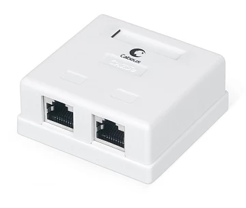 Розетка компьютерная RJ-45(8P8C) Cabeus WS-8P8C-Cat.5e-SH-2 (7486c)