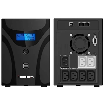 Источник бесперебойного питания, On-line Ippon Smart Power Pro II 2200 (1005590)