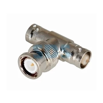 REXANT, Переход штекер BNC - гнездо BNC x 2 (тройник)  (05-3301)  В упаковке: 50..