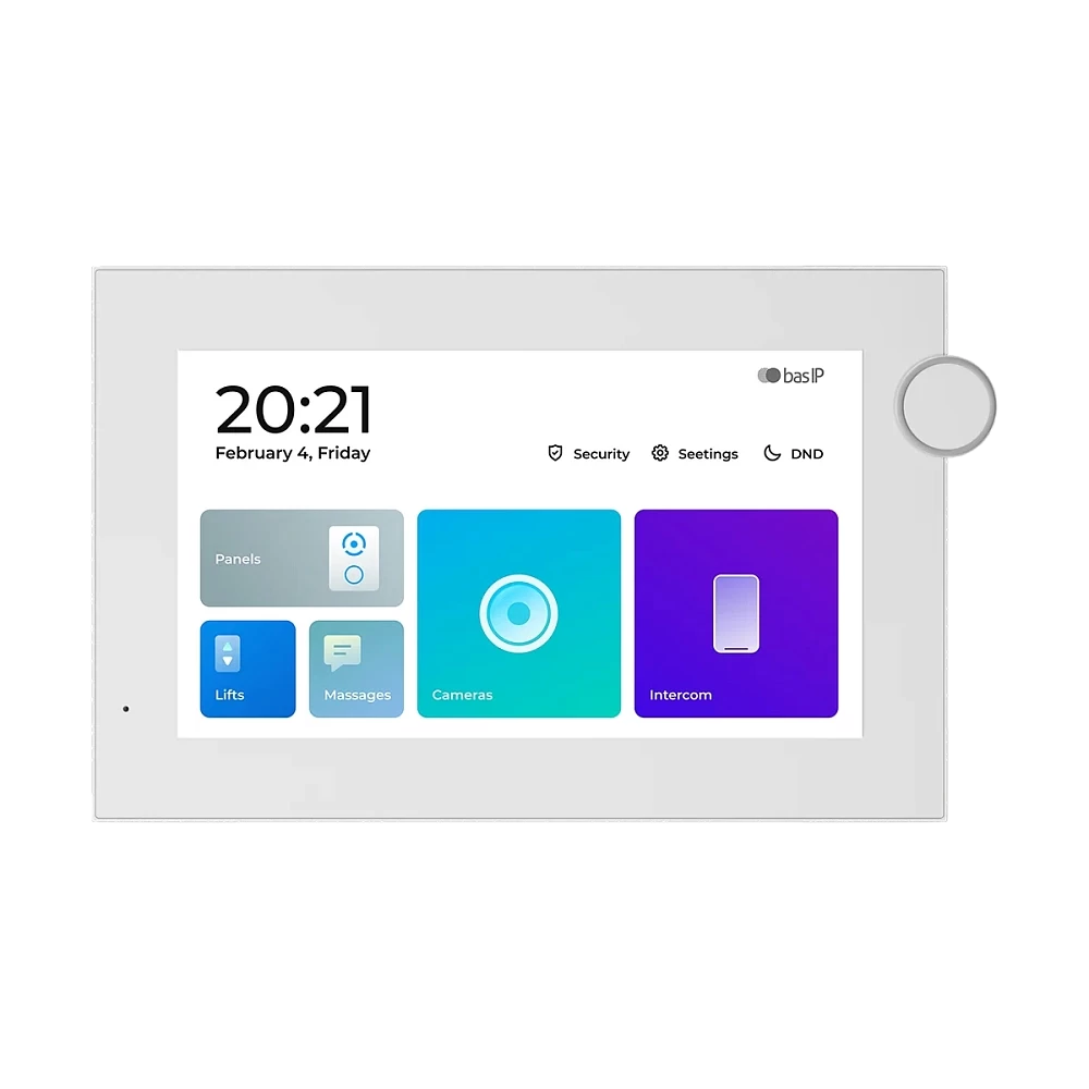 Монитор IP видеодомофона BAS-IP AZ-07LL WHITE