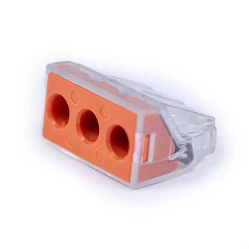 Клемма 3-х проводная 2,5-6,0 (10шт) Cabeus PCT-103D (11438c)