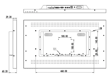 Монитор 28" AMATEK APV-M28PK